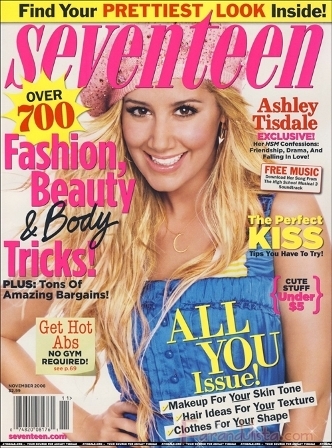 ashley-tisdale-seventeen-cover - Ashley in reviste