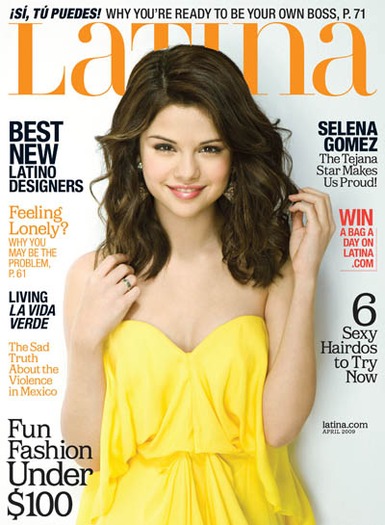 selena-gomez-latina-magazine-cover - Selena in reviste