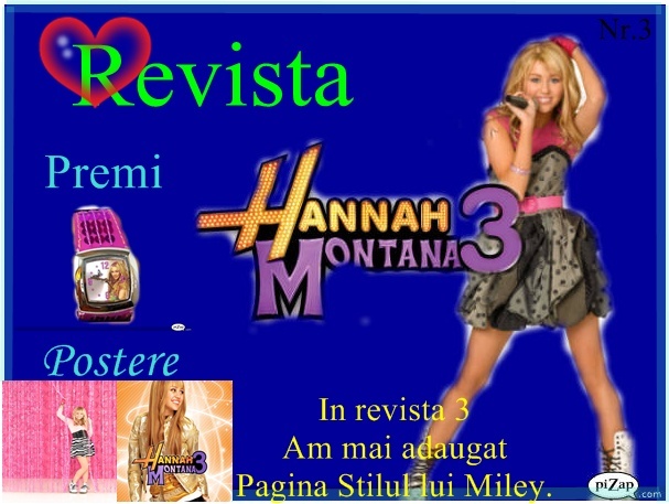 coperta - 1 Revista Hannah Montana3