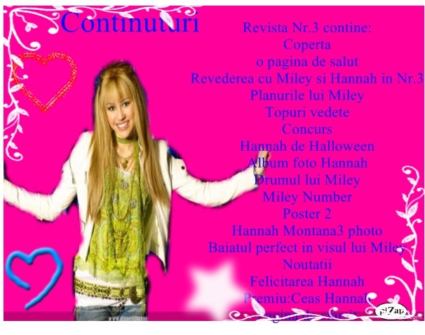 Continuturii - 1 Revista Hannah Montana3