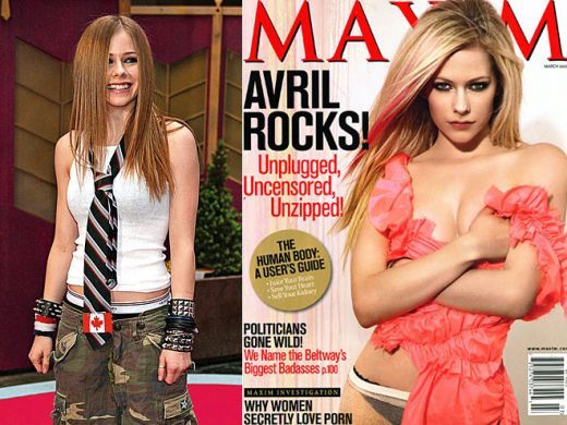 Avril Lavigne - Vedetele renunta la haine pe masura ce avanseaza in cariera