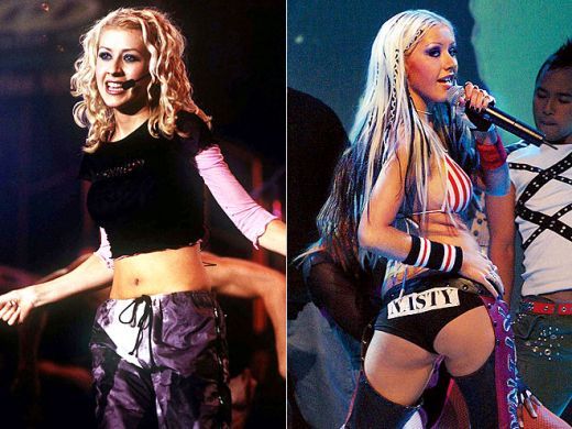 Christina Aguilera - Vedetele renunta la haine pe masura ce avanseaza in cariera