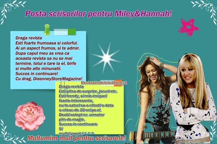 p[ - Revista nr 9 proprie cu Hannah Montana