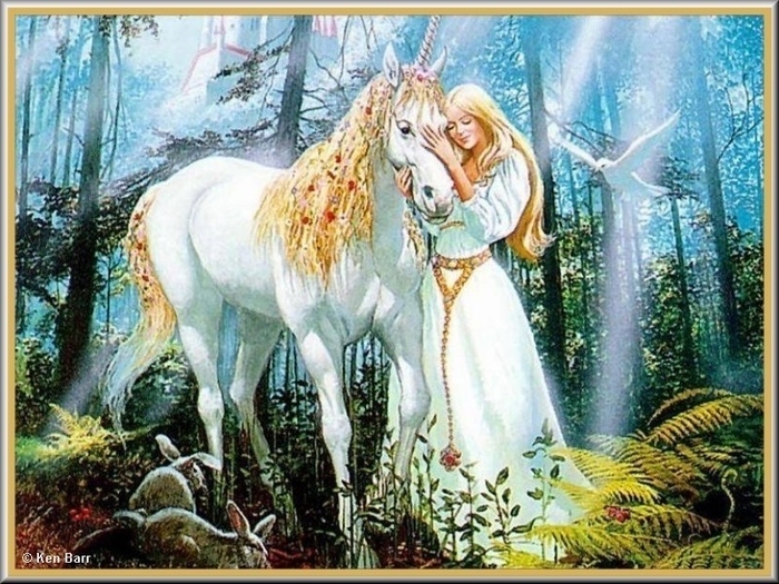 the-princess-and-unicorn - unicorn