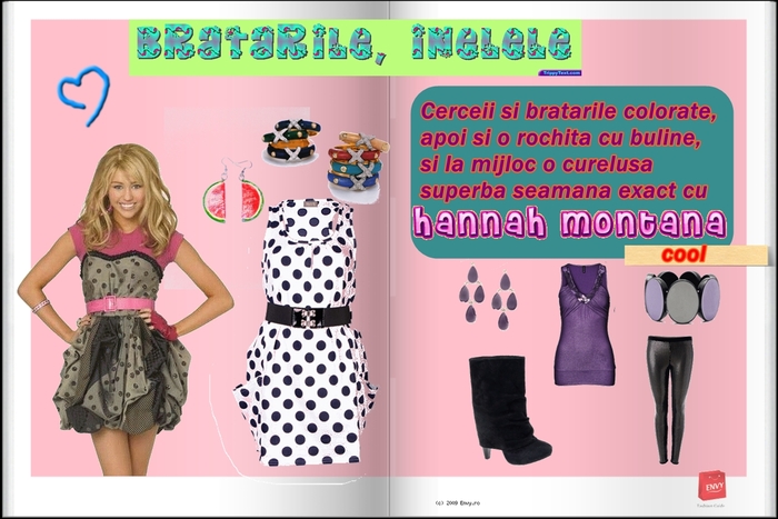 reteta - Revista nr 10  cu Hannah Montana