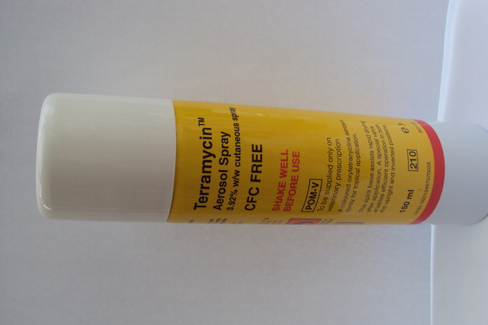 Terramycin spray - Medicamentele iepurasilor