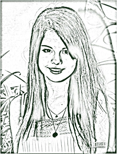 selena_gomez_coloring_pages_001 - album pentru coolgirls