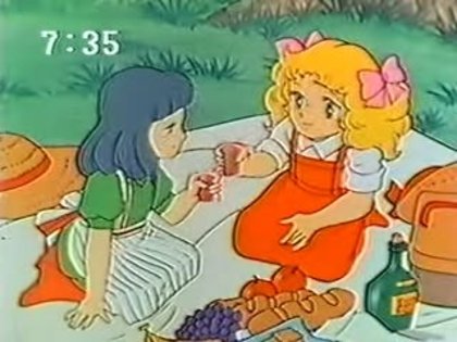 annie-and-candy-picnic - Candy Candy- un serial care te atinge la suflet