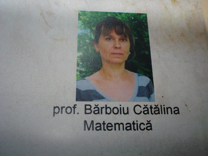 BARBOIU CATALINA-PROF. DE MATEMATICA - BANCHETUL CRISTINEI