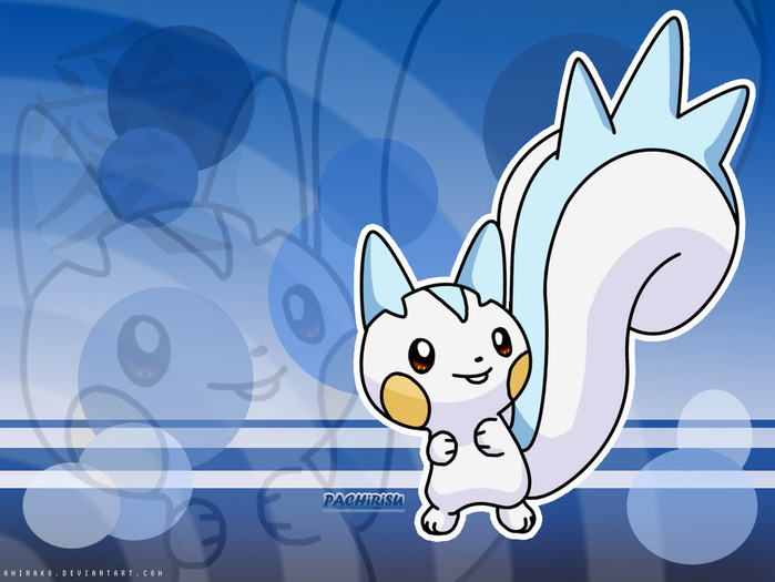 Pachirisu_wallpaper___3___by_Aminako - Pokemon