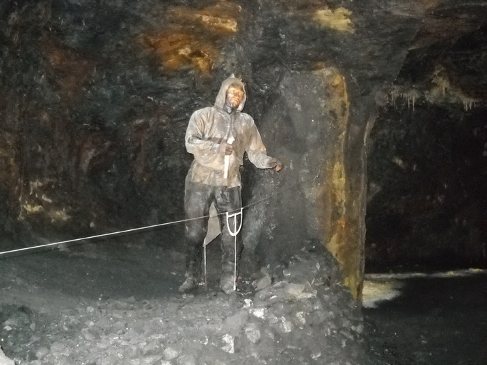 un miner la lucru