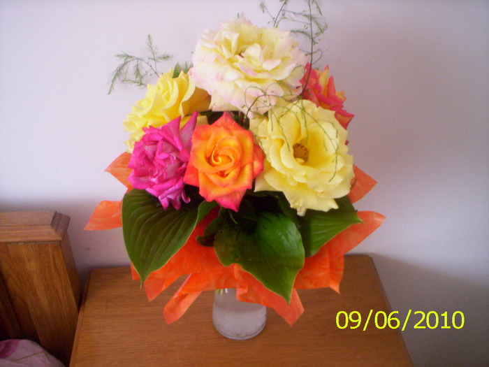 002 - buchete cu flori din gradina mea