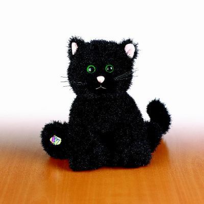 HM135 Webkinz Black Cat - Animalutz Webkinz