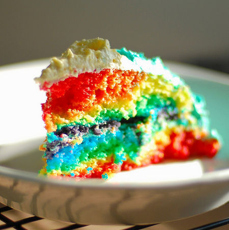 rainbow-cake