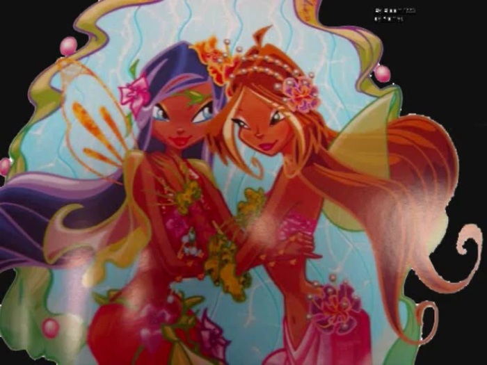 Flora and Kalia - Winx - Mermaid