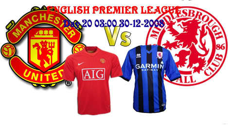 Manchester United vs Middlesbrough