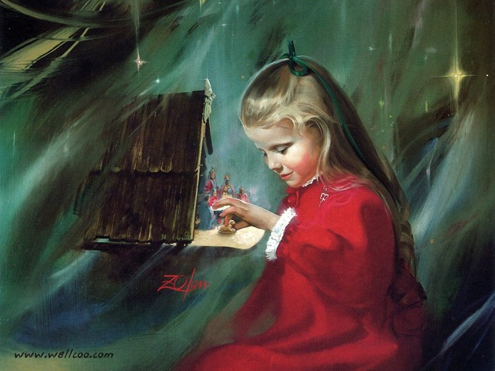 painting_children_childhood_kjb_DonaldZolan_17LaurieandtheCreche_sm[1] - picturi