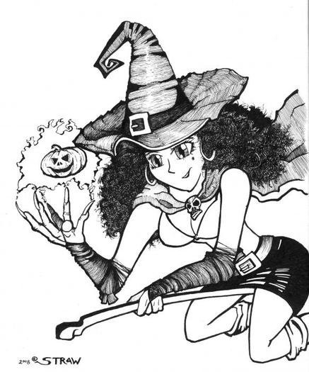 haloween-witch-joeri-van-royen[1] - desene de colorat