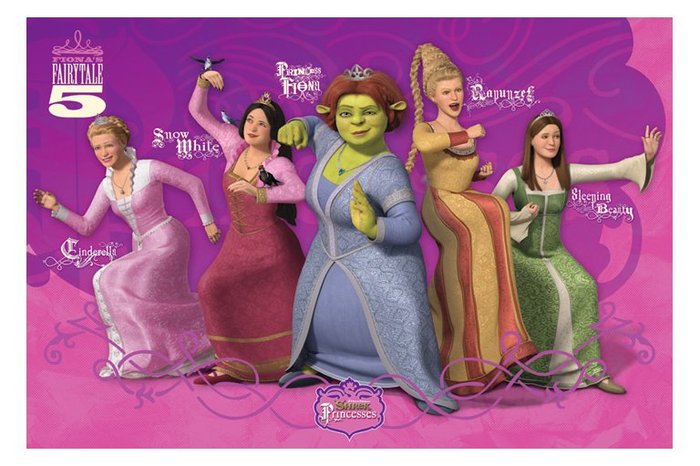 shrek-3-princesses - Filmul Shrek  1 2 3 And Wallpaper