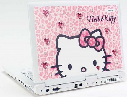 epson-endeavor-nj250-hello-kitty-laptop - Laptop-uri Hello Kitty