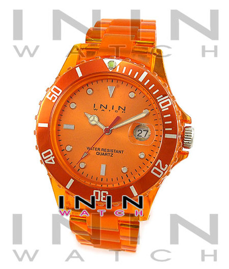 Fashion-Plastic-Watch-Full-Orange-Color-SJ-044- - xD CoLoR FuLl