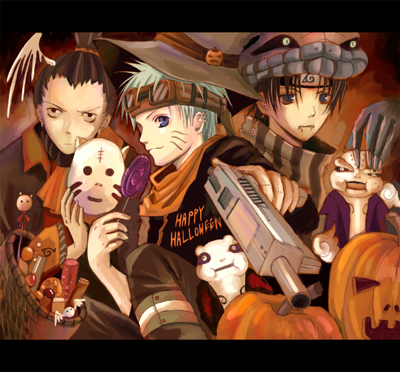 Naruto__Halloween_by_nanami_yuki - naruto halloween