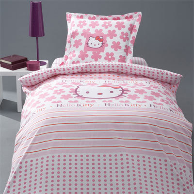 Lenjerie de pat - hello kitty - XxObiecte Cu Hello KittyxX - MikiPaola