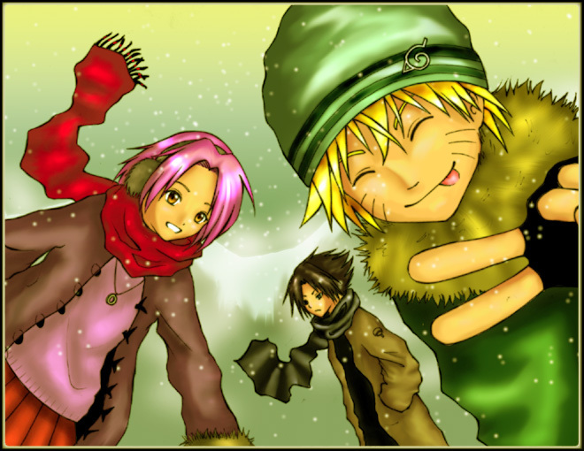 A_Naruto_Winter_by_super_fly_rules - TEAM7 nou