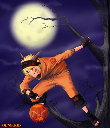 Halloween_Outing___Naruto_by_duneboo - naruto halloween