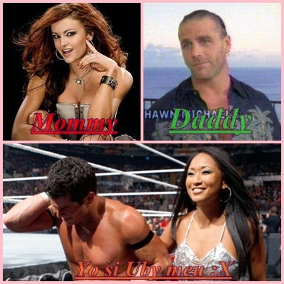 Mommy-Daddy-Me and Yubyy - A-WWE Family-A