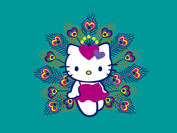 hellokitty_peacock - Hello Kitty