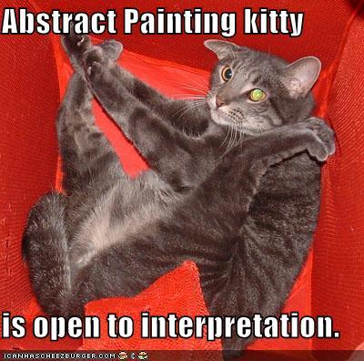 funny-pictures-cat-is-an-abstract-painting - Poze funny