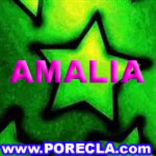 508-AMALIA steaua verde prenume - poze cool