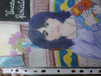 E potretul Invatatoarei mele - Desenele mele-AM desene noi