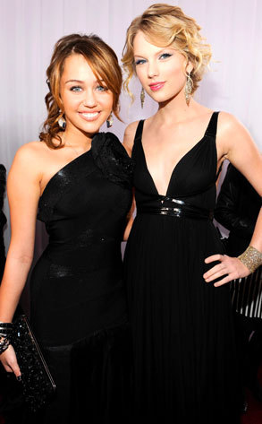 293_swift_cyrus_020809 - club miley-Miley and Taylor Swift