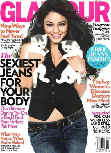 vanessa-hudgens-glamour-coperta - Vedete in reviste