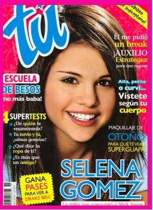 15217097_YVTJXTWNQ - Selena pe coperta unei reviste
