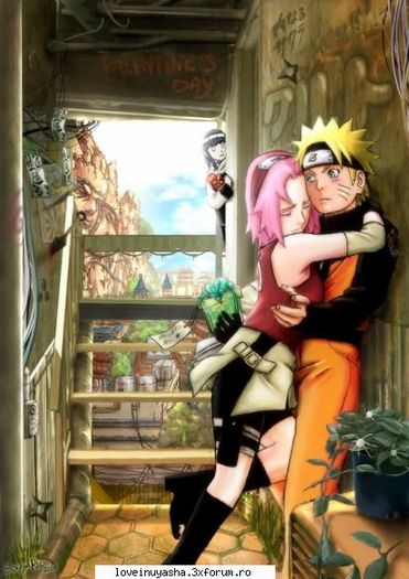 In acest timp Naruto a avut o intalnire cu Sakura si vazand ca ii este dor de Sasuke pentru al uita; iar a chemat-o sa se plimbe cu el
