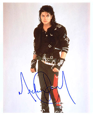 Michael Jackson - Autografele vedetelor