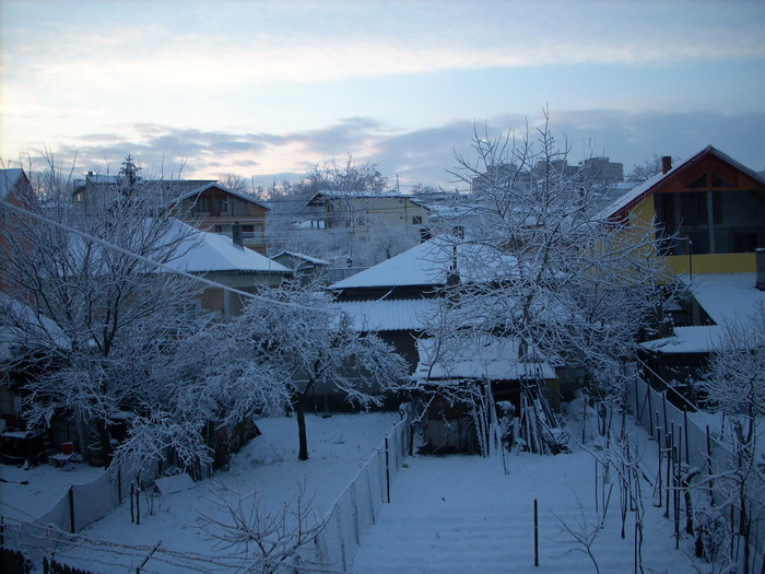 IARNA; ESTE IN FATA BLOCULUI LA CASELE DE LA VECINI
