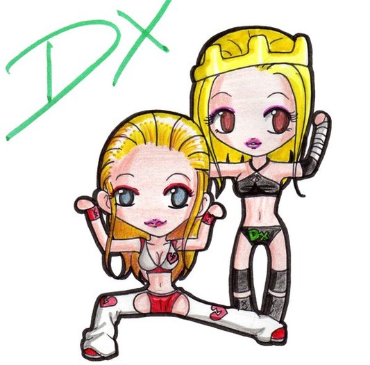 DX Fete Chibi :P - 0-WWE Chibi and Anime-0