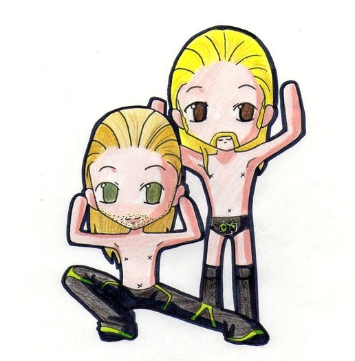 Mini DX :X - 0-WWE Chibi and Anime-0