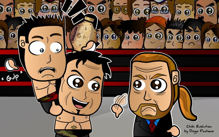 Batista,Triple H and Orton :D - 0-WWE Chibi and Anime-0