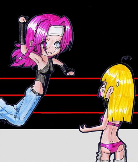 In mecy :X - 0-WWE Chibi and Anime-0