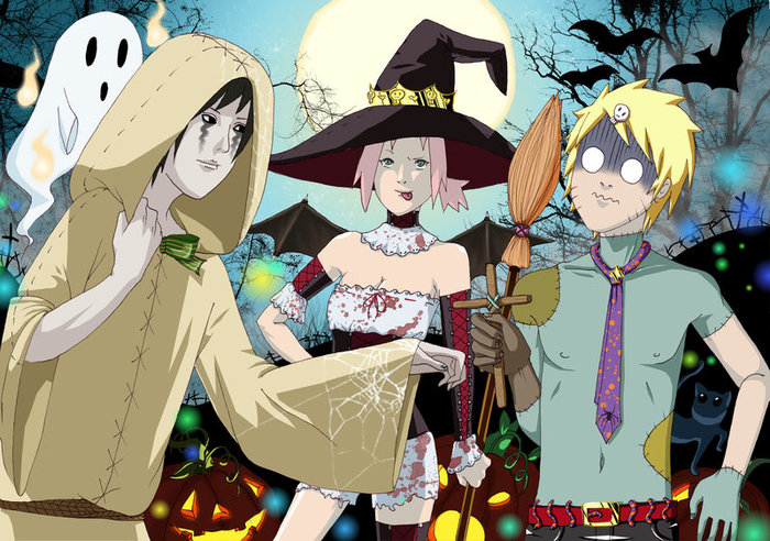 HalloweeN_by_YuYu17 - naruto halloween