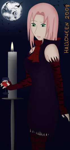 Sakura___Halloween_by_Inoku_san