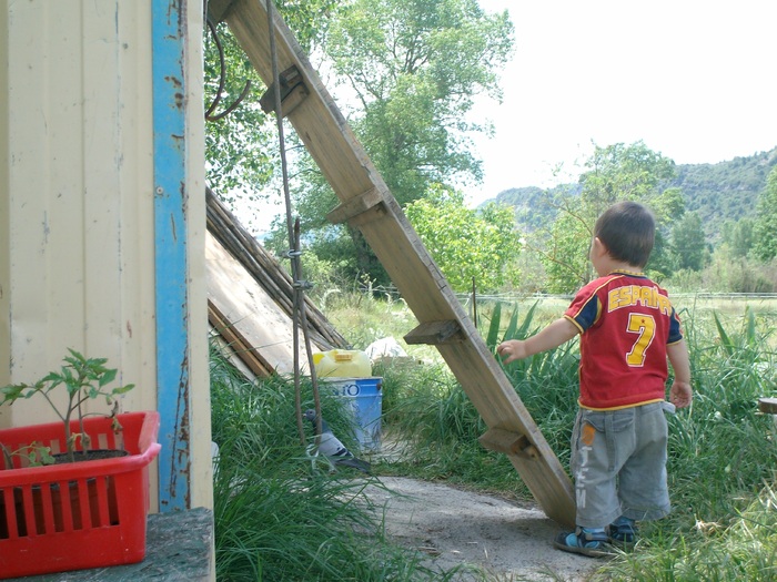 luca si guta pe jos - porumbei spania poze noi 2010