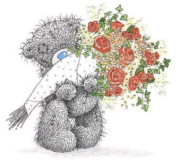 tatty-teddy-me-to-you-roses - bears in love