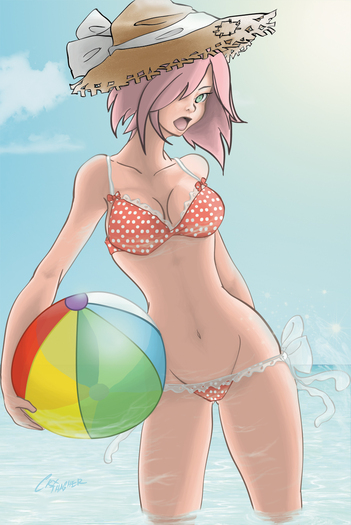 Beach_Sakura_by_crxthrasher