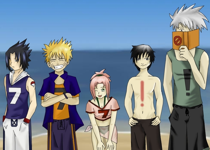 Happy_7_7_07___Team_7_by_KuroMitsukai - summer naruto